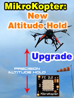 MikroKopter: Altitude-Hold upgrade