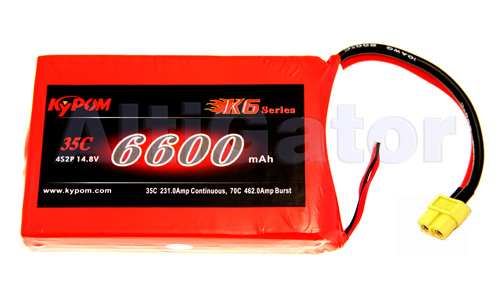 6600mAh - 4S LiPo - 35C Flat