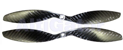 CarbonBlack - carbon propeller pair 12x3.8''