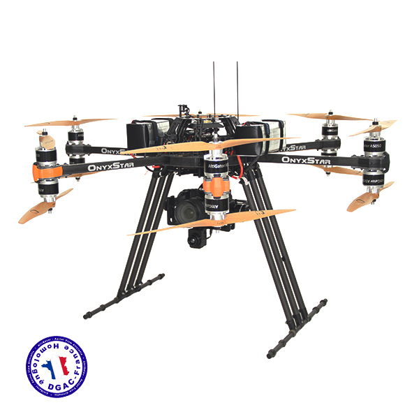 OnyxStar HYDRA12 Heavylift drone with 12 coaxial rotors
