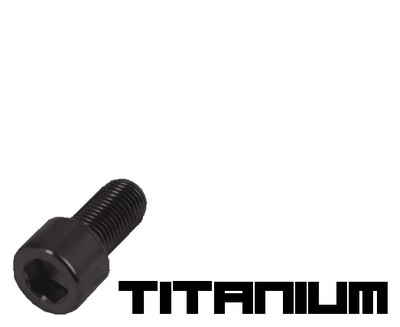 10 Black titanium screw M3x6