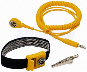 Antistatic wristband with ESD grounding cord