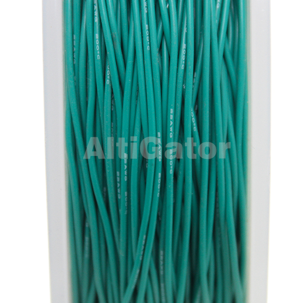 Silicone cable - 22AWG / 0.33mm2 Green