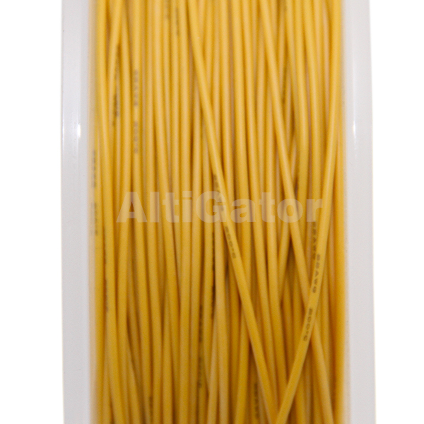 Silicone cable - 22AWG / 0.33mm2 Yellow