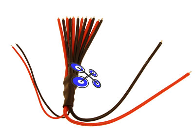 AltiSpider-6 : power distribution wiring 10 AWG for 6 motors AltiSpider-6 : power distribution wiring 10 AWG for 6 motors