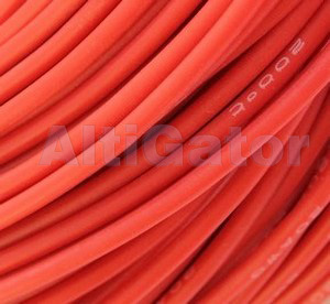 Silicone cable - 12AWG / 3.3mm2 Red