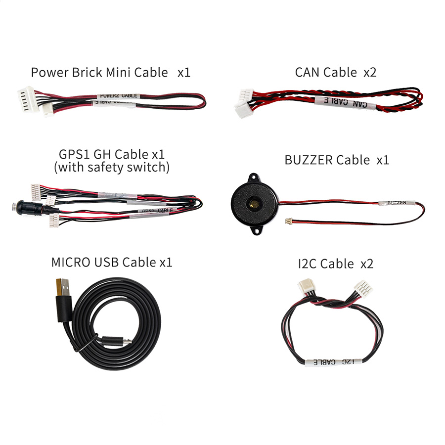 Cable Set V2 for the Mini Carrier board for the Cube