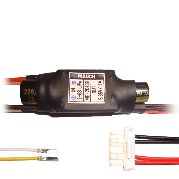 Mauch voltage regulator BEC 2-6S for Pixhawk 2 (5.35V / 3A)