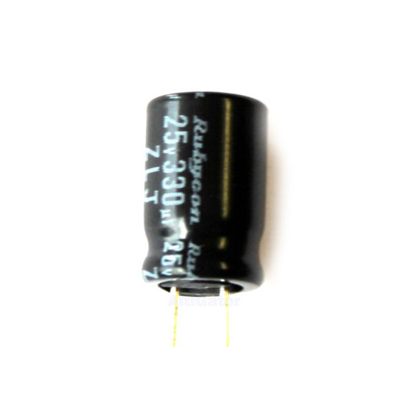Electrolytic capacitor 330µF/25V - Elko