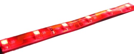 LED stripe RED (flexible, water resistant)