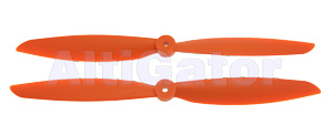 Paire d'hélices 1345 FC - couleur Orange fluo