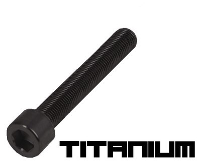 10 Black titanium screw M3x30