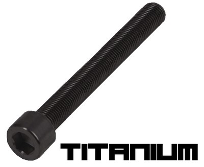 10 Black titanium screw M3x45